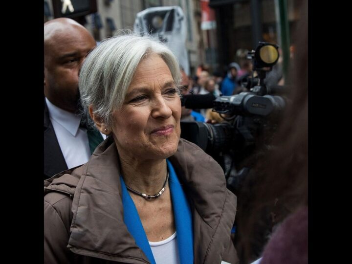 Green Party candidate Jill Stein speaks in Columbia after protest arrest