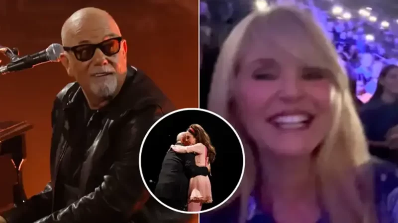Billy Joel sings ‘Uptown Girl’ while ex-wife Christie Brinkley dances in the crowd