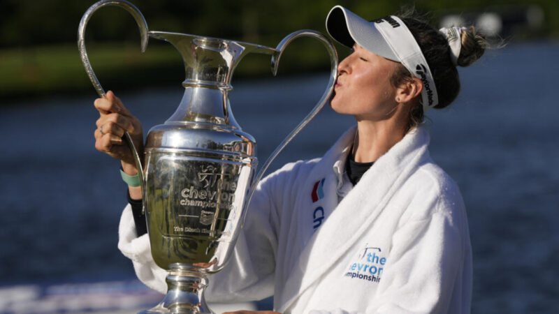Nelly Korda wins second major – and record-tying fifth LPGA title in a row – at 2024 Chevron Championship